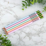 Personalized Ticonderoga Pastel Pencils - Set of 5