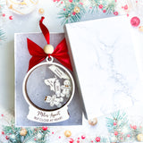 Personalized Long Distance Christmas Ornaments for Relationships, Friends and Family
