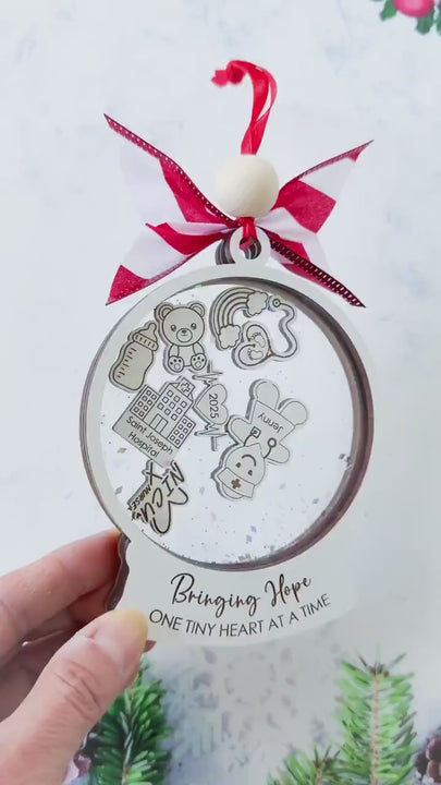 Personalized NICU Nurse Ornament 2025, New Nurse Graduation Gift, Neonatal Nurse Christmas Ornament, Rn Bsn Lpn Ornament, Nurse Appreciation