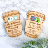 Real Estate Referral Coffee Gift Card Holder