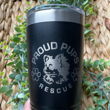 Proud Pups Rescue Logo Tumbler