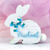 Personalized Wooden Easter Bunny for Kids, Easter Basket Stuffer for Kids