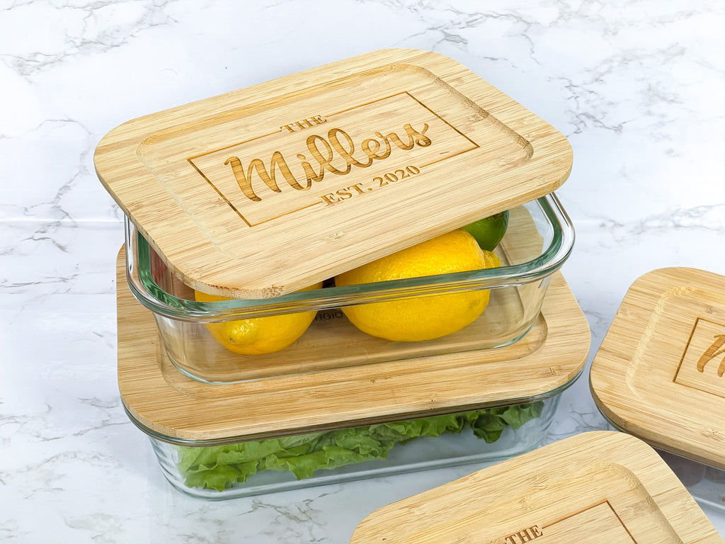 Eco-Friendly Food Meal Prep Containers with Bamboo or BPA Free