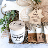 Medium Personalized Gift Basket for Wedding Gift, Anniversary Gift, Housewarming Gift, Realtor Gift