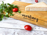 Personalized Marble and Wood Serving Board, Charcuterie Board, Cutting Board