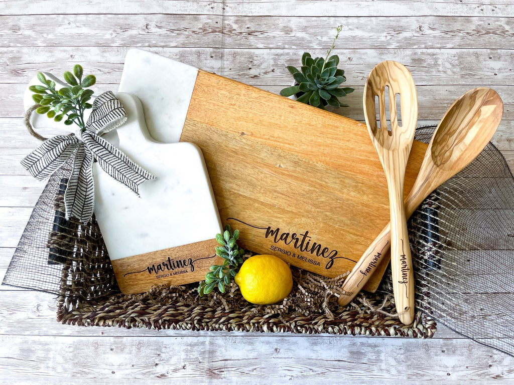 Small 13 Personalized Serving Board with handle, company logo, monogr –  GiveThankLove