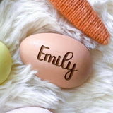Wooden Easter Eggs Personalized, Easter Basket Stuffers for Kids, Personalized Easter Eggs for Boys,  Easter Basket Fillers For Girls