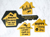 Products Interchangeable Key Sign for Realtor Closing or Marketing Prop Sign