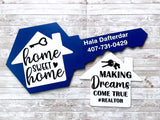 Products Interchangeable Key Sign for Realtor Closing or Marketing Prop Sign