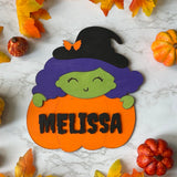 DIY Halloween Pumpkin Decorating Kits for Kids & Adults, Personalized DIY Kids Painting Kit, Frankenstein Vampire Witches