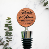 Personalized Wine Stoppers for Engagement or Wedding (Full Name)