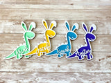 Dinosaur Easter Basket Tags Bunny, Personalized Easter Basket Tags, Personalized Name Tags for Easter Basket Stuffers for Boys and Girls